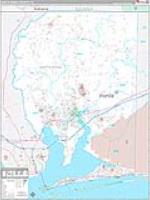 Santa Rosa, Fl Carrier Route Wall Map